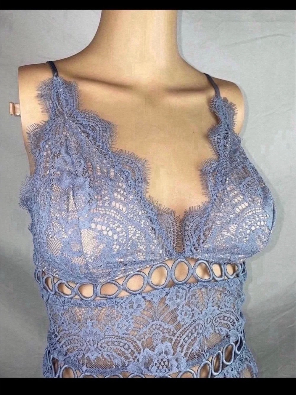 VS Lace Lingerie Bodysuit